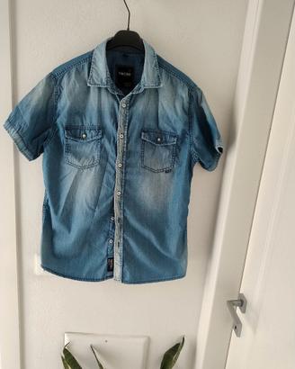Camicia denim uomo Time zone Taglia M ottime