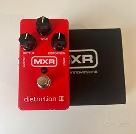 PEDALE DISTORSORE MXR DISTORTION III 3 ROSSO
