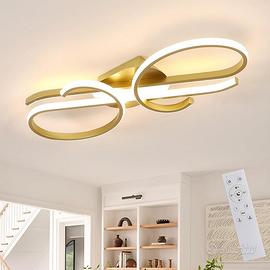 Plafoniera LED Soffitto Oro