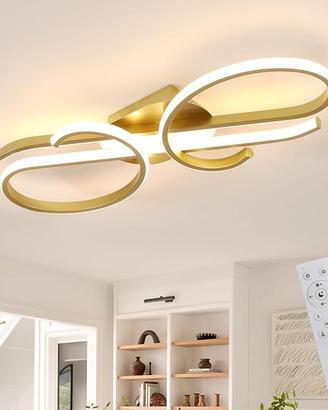 Plafoniera LED Soffitto Oro