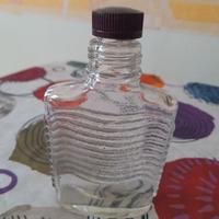 Bottiglietta vintage anni 50 in vetro e bachelite