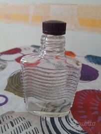 Bottiglietta vintage anni 50 in vetro e bachelite