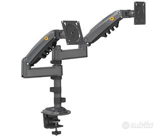Supporto Doppio Monitor per Carichi Pesanti
