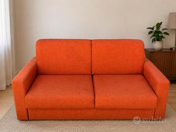 Divano letto 3 posti con materasso