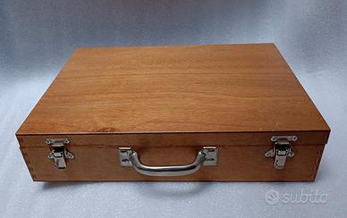Valigetta in legno pregiato