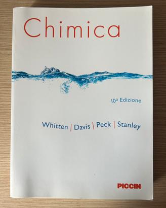 Chimica (Whitten, Davis, Peck, Stanley)