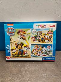Puzzle Paw Patrol Clementoni 3x48 pezzi