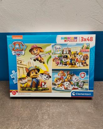 Puzzle Paw Patrol Clementoni 3x48 pezzi