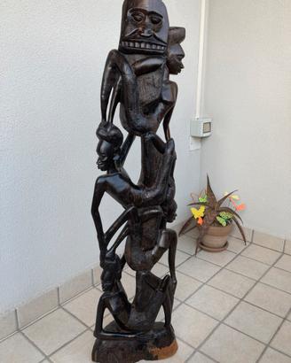 Statua in legno di ebano vintage