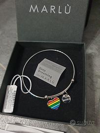 bracciale donna MARLÙ cuore arcobaleno