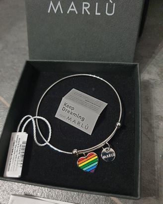bracciale donna MARLÙ cuore arcobaleno