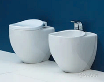 Flaminia IO 10117+10217 WC A Terra + Bidet A Terra
