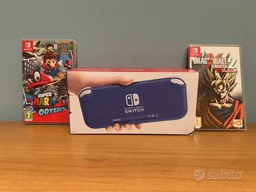 Switch Lite + Mario Odyssey + Xenoverse 2