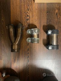 Sdoppio scarico + 2 manicotti