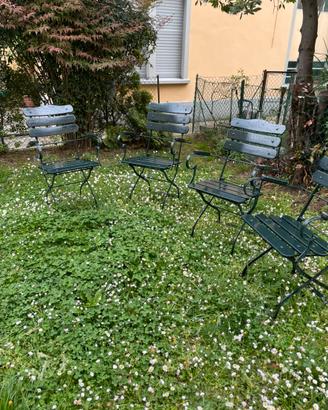 Sedie pieghevoli provenzali