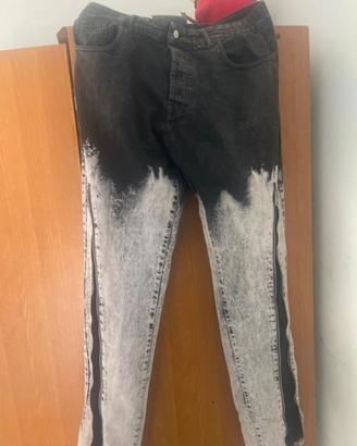 jeans cin cerniere laterali
