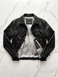 Giacca Guess "Legacy Edition" Pelle Nera Taglia S