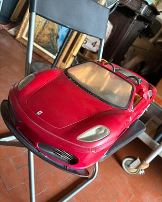 Modellino ferrari f430 spider rossa-grande scala