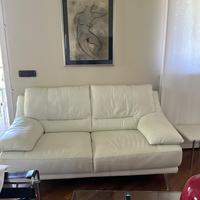 Divani in Pelle Bianca