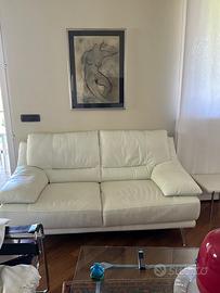 Divani in Pelle Bianca