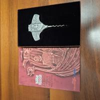 Cavatappi decorativo in peltro - Marca Konge Tinn