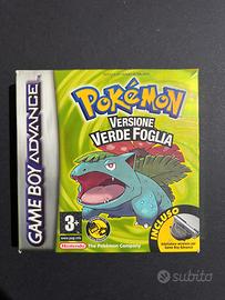 Pokémon Verde Foglia GBA PAL ITA Originale