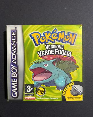 Pokémon Verde Foglia GBA PAL ITA Originale