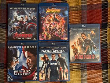 Serie Marvel, alcuni titoli della fase 1 in bluray