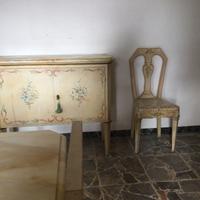 Sala da pranzo stile veneziano artigianale