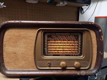 radio in legno anni 50.... radiomarelli 