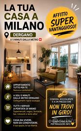 Bilocale - appartamento Dergano