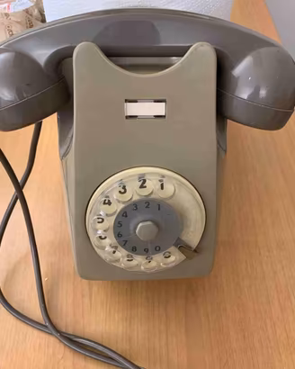 Telefono a disco da muro originale SIP anni '70
