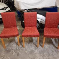 N°3 Sedie imbottite