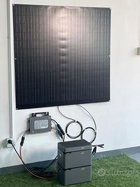 Fotovoltaico da balcone 2kw con 2 batterie da 2wh