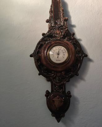 BAROMETRO IN porcellana effetto legno