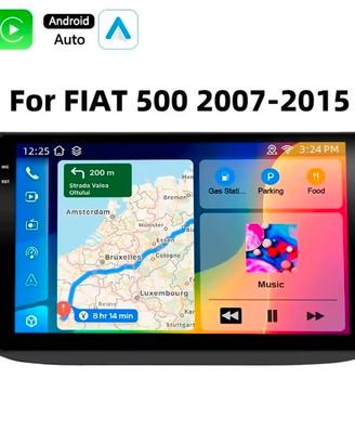Autoradio Android 4G+64GB per Fiat 500 2007-2015