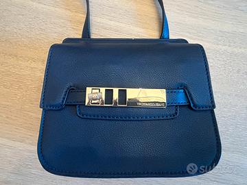 Borsa Trussardi Jeans originale a tracolla blu