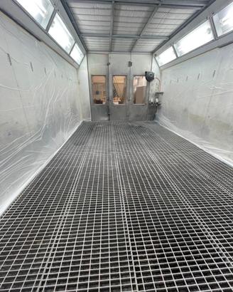 Cabina di verniciatura e box tintometro