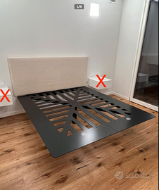 letto Lago Fluttua 180 x 200 cm testiera h 75