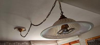 Lampadario a sospensione rustico