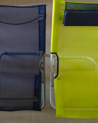 Due Sedie/Sdraio per Mare o Giardino