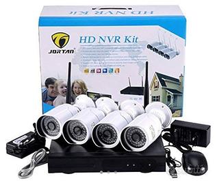 Kit Videosorveglianza HD Jortan con 4 Telecamere