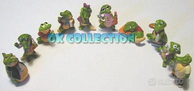 SERIE COMPLETA n° 10 SORPRESINE KINDER COCCODRITTI