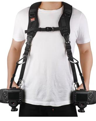 Cinchia per fotocamere doppia tracolla