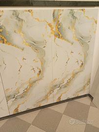 piastrelle gres porcellanato effetto marmo lucido 