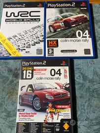 3 giochi rally x ps2.