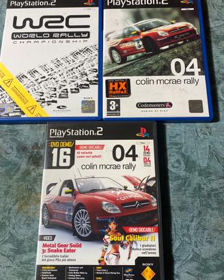 3 giochi rally x ps2.