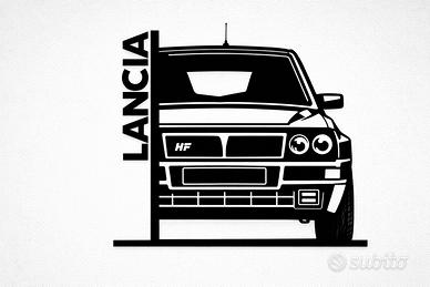 lancia delta Wall art