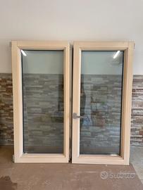 Finestra legno alluminio triplo vetro