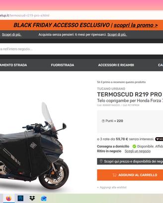 Termoscudo Forza 750 Honda 2023